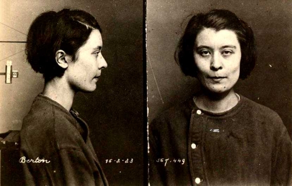 1923년 극우 민족주의 정당인 ‘악숑 프랑세즈(L' Action Francaise)’의 활동가이자 기관지 편집인이며 왕당파인 자를 살해하고 배심원 재판에서 무죄를 선고 받은 젊은 아나키스트이자 노동조합원인 여성 제르맹 버튼(Germaine Berton, 1902~1942).