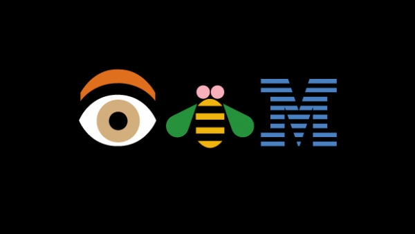 폴 랜드는 포스트모던 조류가 등장하기 시작하던 시기인 1981년에 IBM의 새로운 로고를 선보인다. 눈과 벌을 이용한 상징적인 로고를 제시하면서, 장난기, 다의적 해석 등을 인정했다.