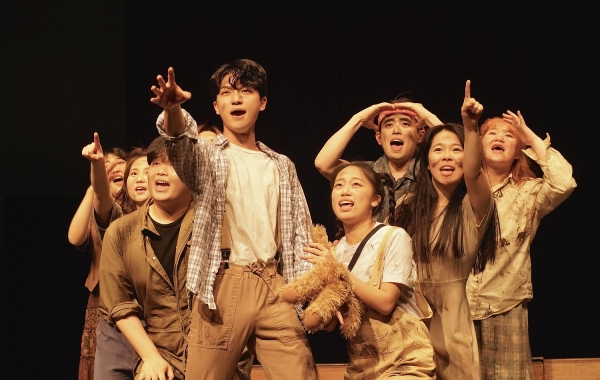목원대 뮤지컬전공 학생들이 제16회 대구국제뮤지컬페스티벌(DIMF) 무대에 올렸던 뮤지컬 ‘유린타운’의 한 장면.