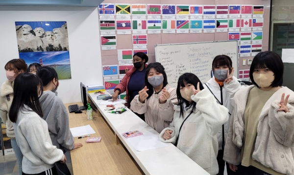 영진 영어마을 일본 학생 영어체험
