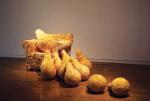 「빵의 진화」, 설치작품, 2008.