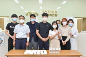 조선대학교 재학생 “마스크, 손소독제 직접 제작·기부”